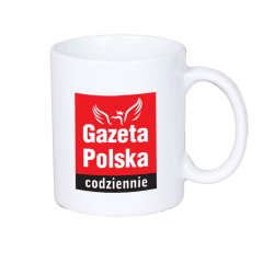 Biały Kubek z logo : Gazeta...