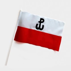 Flaga Polska z Kotwicą...