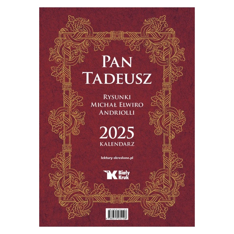 Kalendarz na rok 2025 - Pan Tadeusz