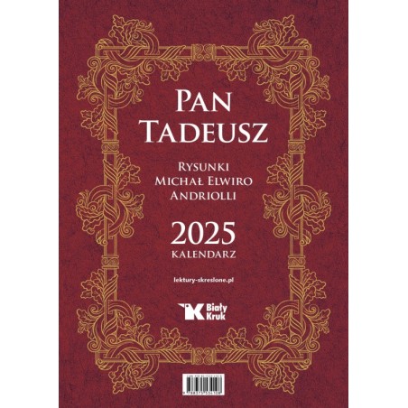 Kalendarz na rok 2025 - Pan Tadeusz