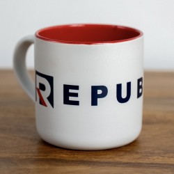 Kubek Biały Mat z napisem Republika