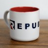 Kubek Biały Mat z napisem Republika