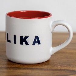 Kubek Biały Mat z napisem Republika