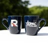 Kubek granatowy z logo Republika i CPAC