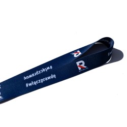 Smycz z logo Republika