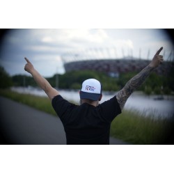 Czapka Trucker "MAKE POLAND GREAT AGAIN"- granatowy daszek