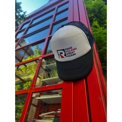 Czapka Trucker "MAKE POLAND GREAT AGAIN"- granatowy daszek