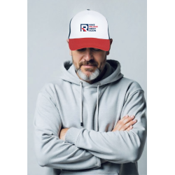Czapka Trucker "MAKE POLAND GREAT AGAIN"- czerwony daszek
