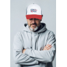 Czapka Trucker "MAKE POLAND GREAT AGAIN"- czerwony daszek