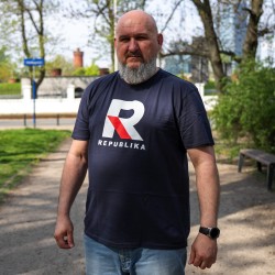 Koszulka z logo REPUBLIKA