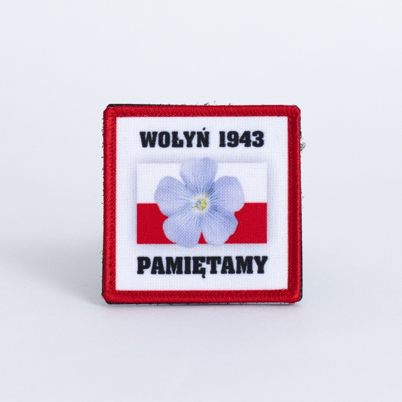Naszywka na rzep "Wołyń 1943 - pamiętamy"