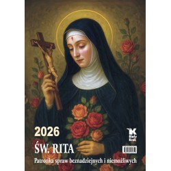 Kalendarz 2026 Św. Rita....