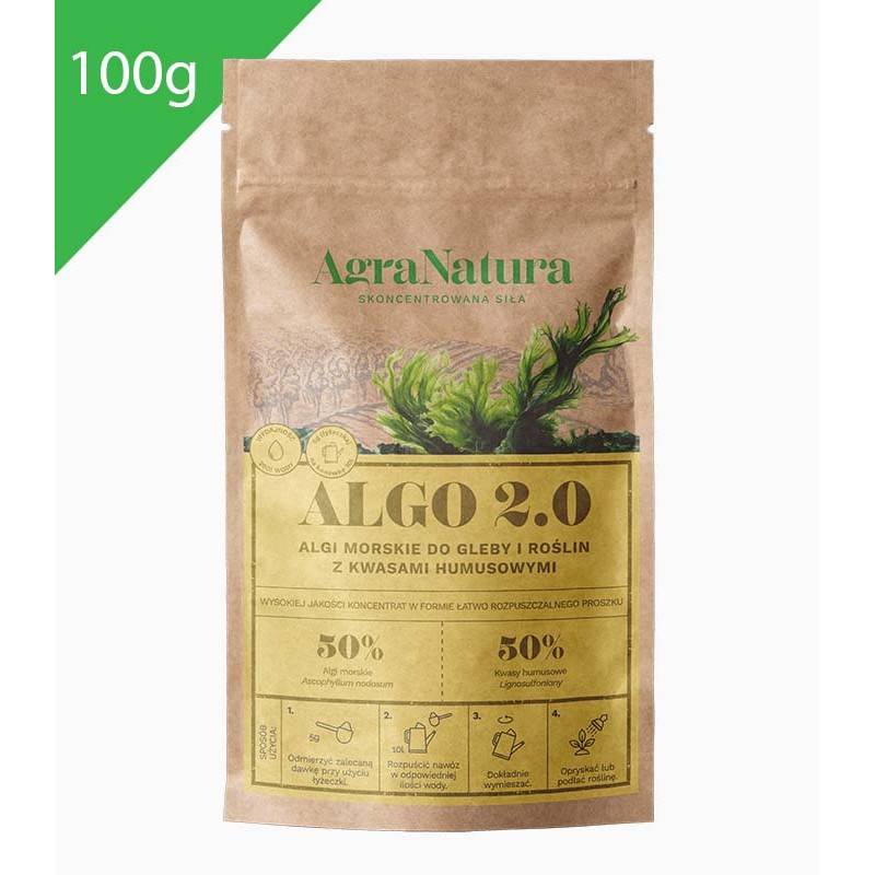 100g Algo 2.0 – algi morskie z kwasami humusowymi