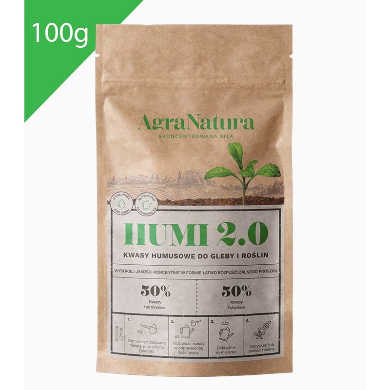 100g Humi 2.0 – koncentrat kwasów humusowych