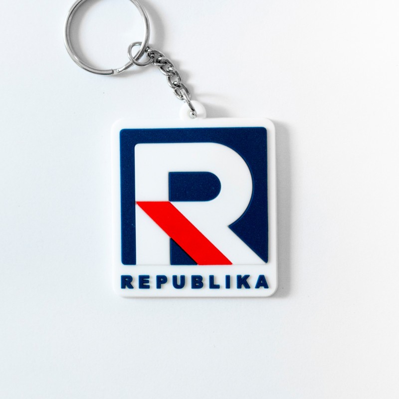 Brelok do kluczy gumowy Republika