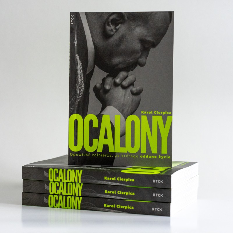 Ocalony. Karol Cierpica. Książka z autografem