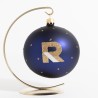 Ręcznie Wykonana Bombka Gwiazdkowa "Noc Betlejemska" - Granatowy Mat