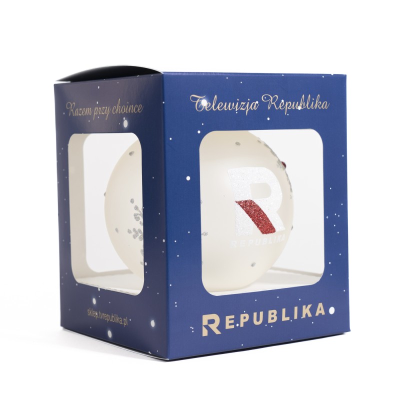 Ekskluzywna Bombka "REPUBLIKA" - Ręczne wykonanie w Polsce