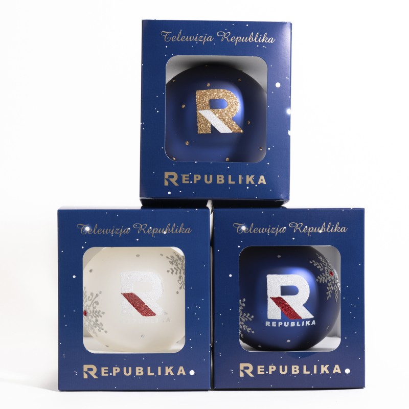 Zestaw trzech bombek Republiki