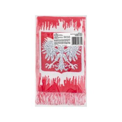 Szalik dzianinowy z napisem Polska – Symbol Dumy i Wolności