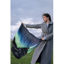 Zorza Polarna - Apaszka jedwabna