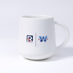 Porcelanowy kubek programu „W Punkt” Katarzyny Gójskiej w TV Republika