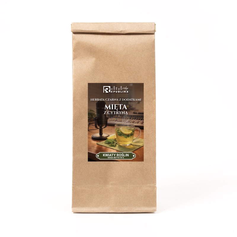 Mięta z Cytryną – herbata czarna z dodatkami