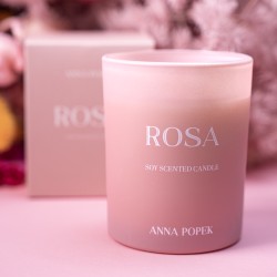 Świeca Sojowa ROSA – By Anna Popek