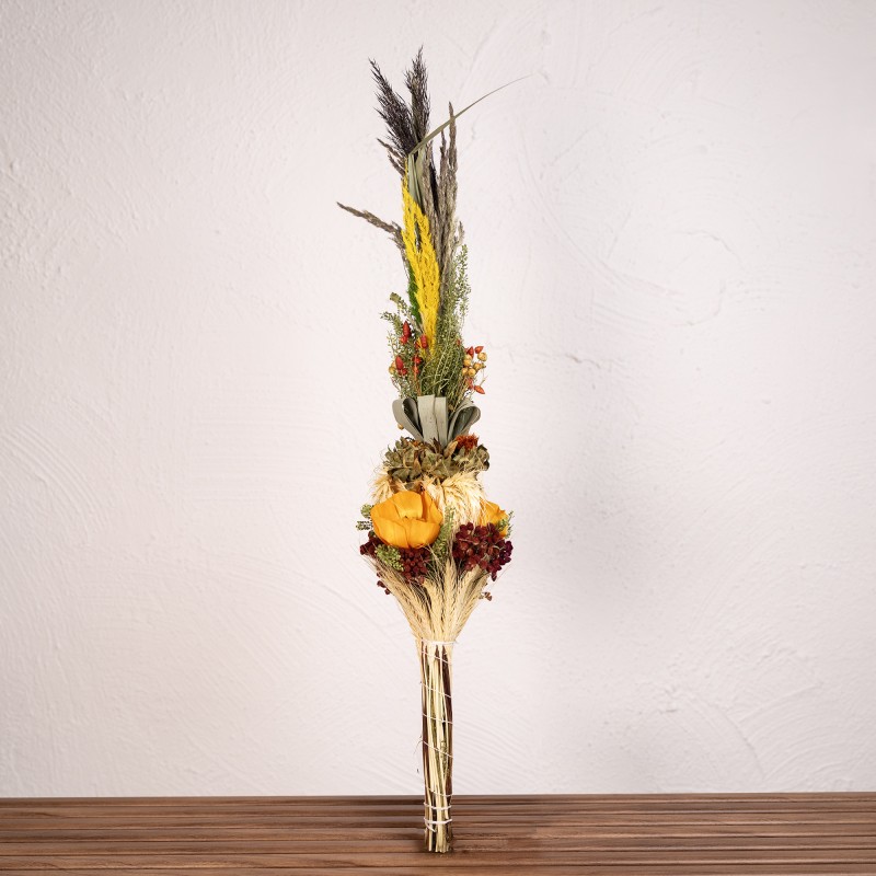 Palma wielkanocna duża - pomarańczowe kwiaty