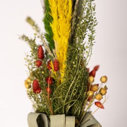 Palma wielkanocna duża - pomarańczowe kwiaty