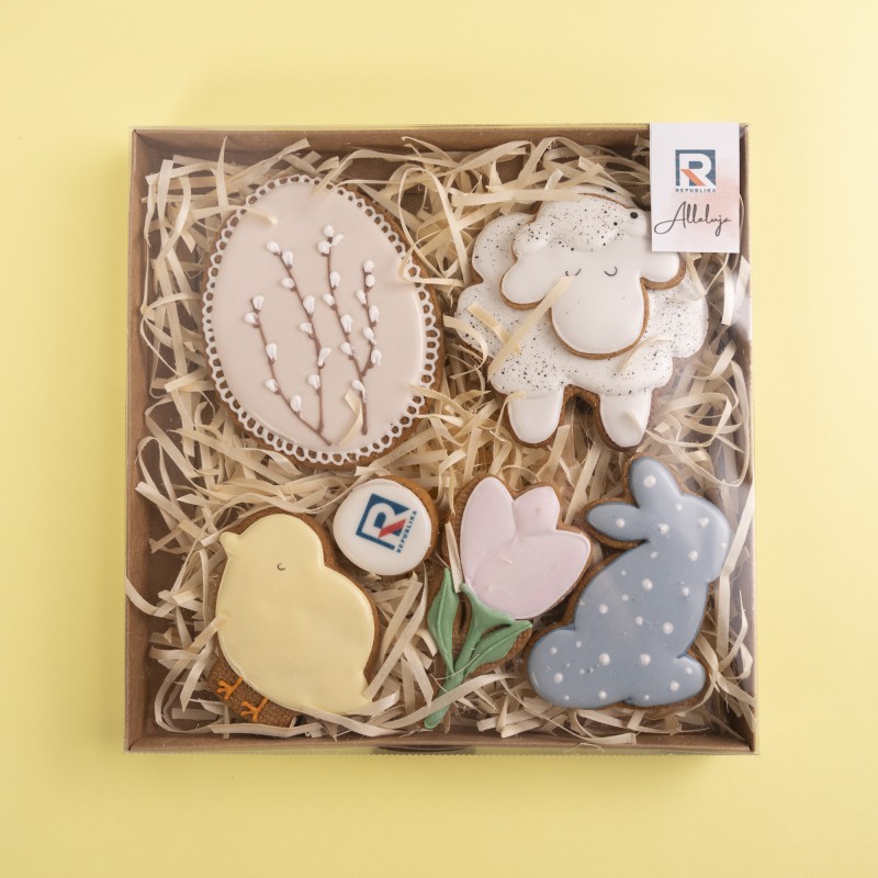 Zestaw Ręcznie Zdobionych Pierników Wielkanocnych – „Alleluja”