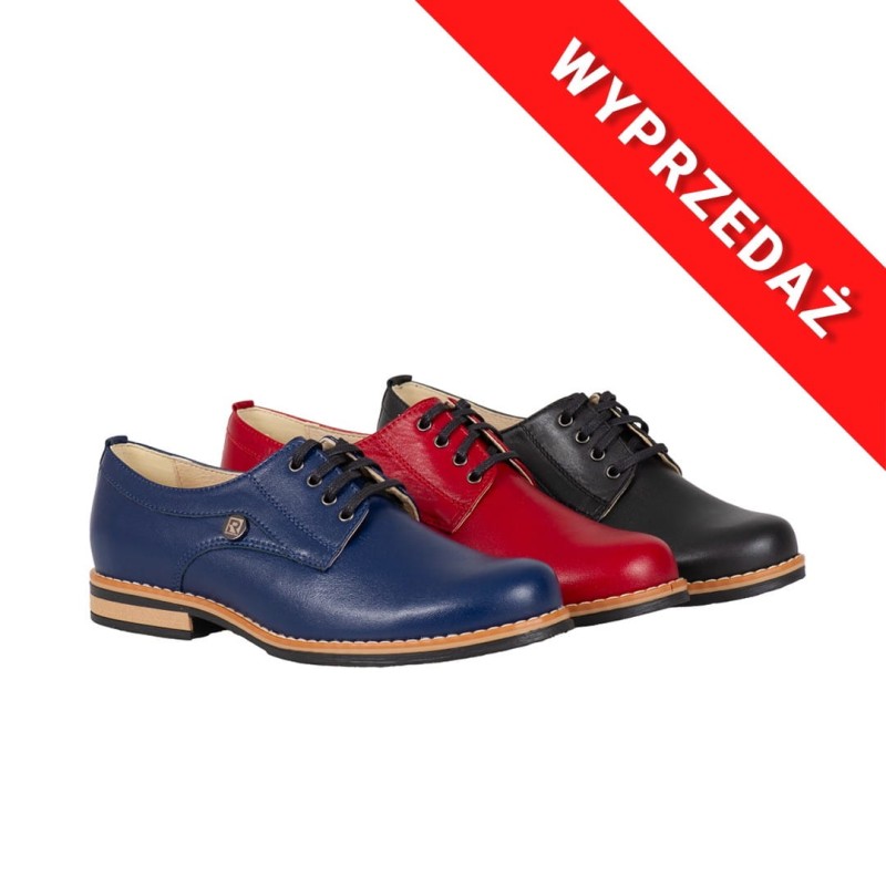 Damskie półbuty skórzane marki Syrena - SWB 010