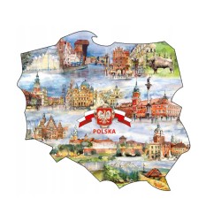 Magnes na lodówkę miasta...