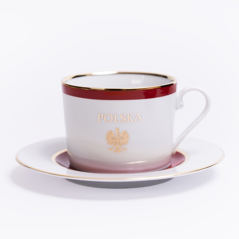Filiżanka Polska elegancja - złota linia