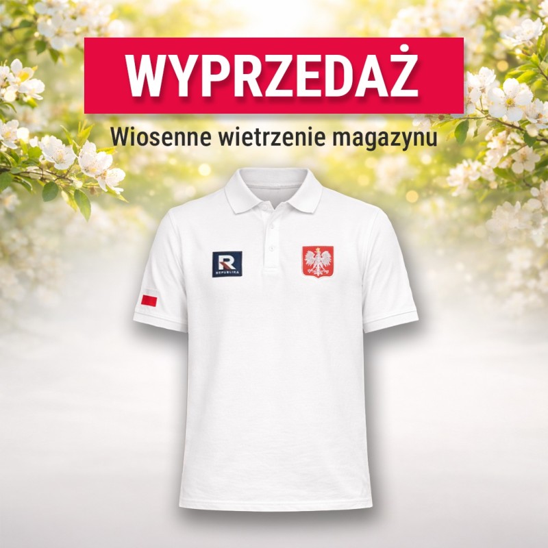 Koszulka Polo Republika - Biała
