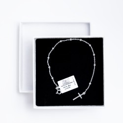 Różaniec srebrny – subtelna...