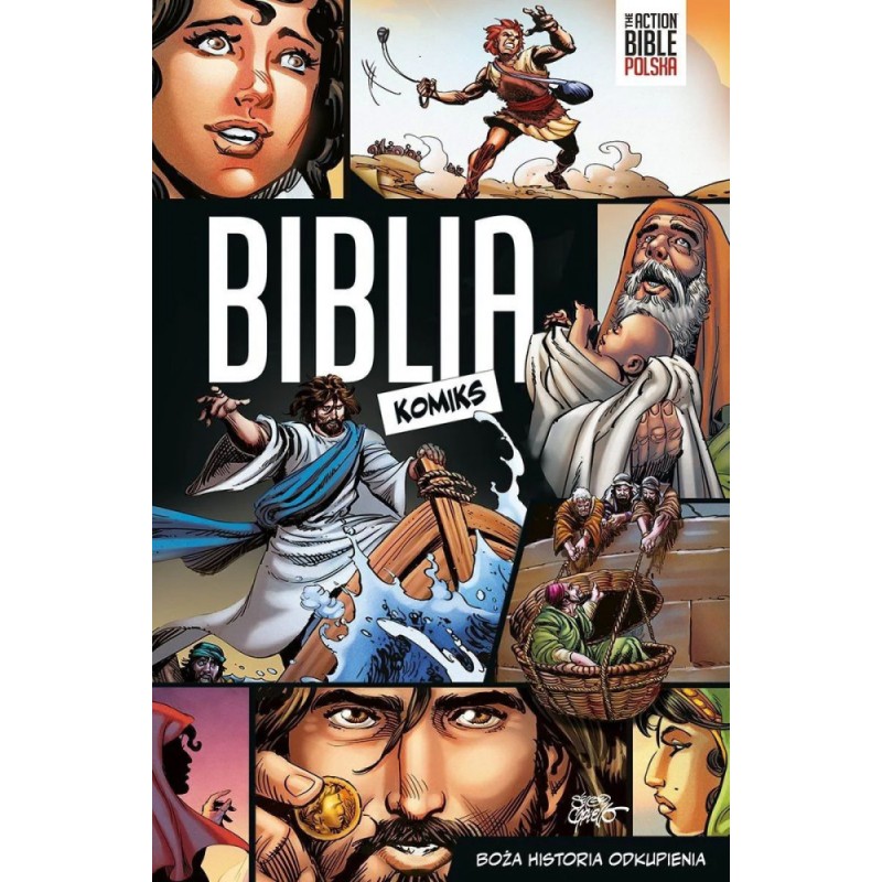 Biblia Komiks – THE ACTION BIBLE. Boża historia odkupienia