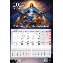 Kalendarz religijny - jednodzielny 2027 z Niepokalanowa