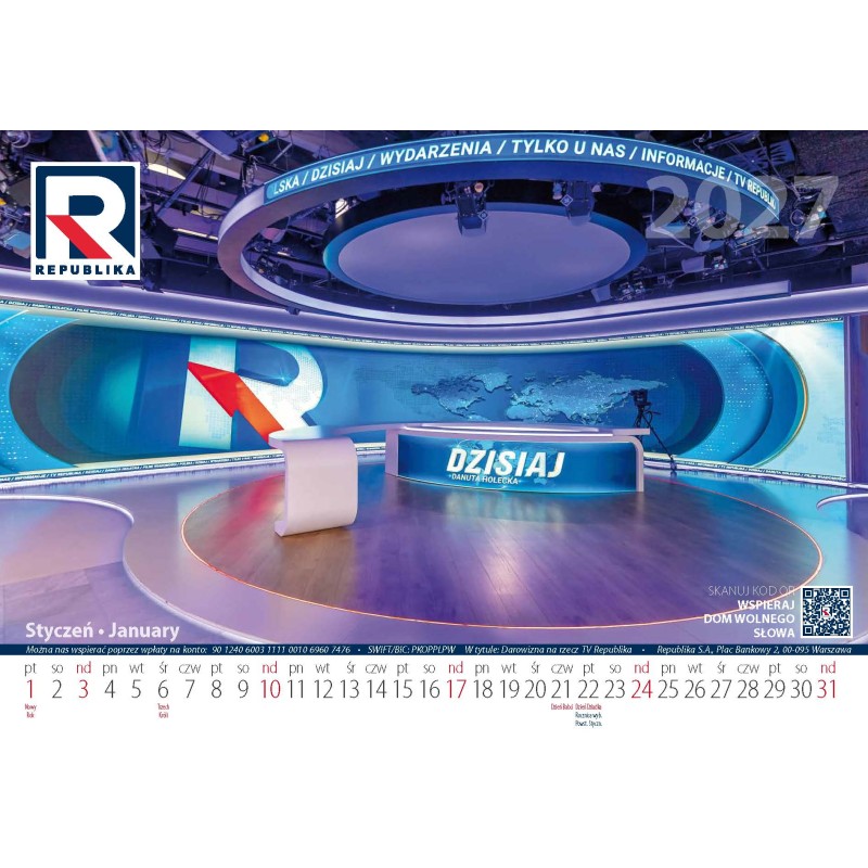 Kalendarz Republika 2027