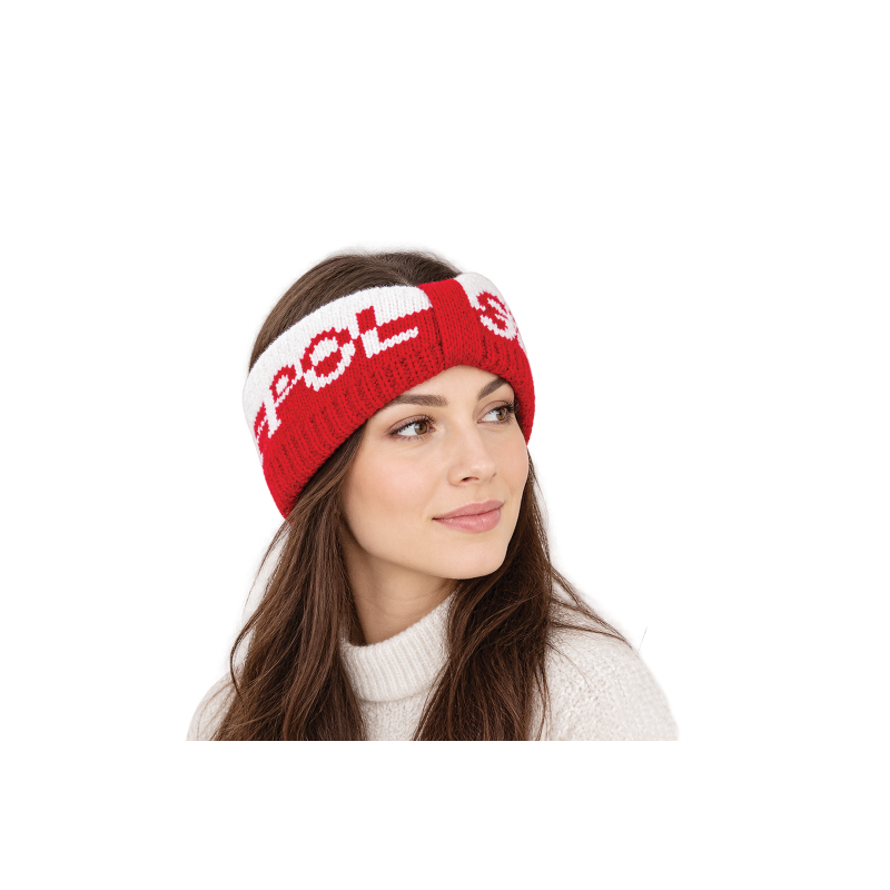 Opaska Patriotyczna Polska – Ocieplana Polarem, Biało-Czerwona